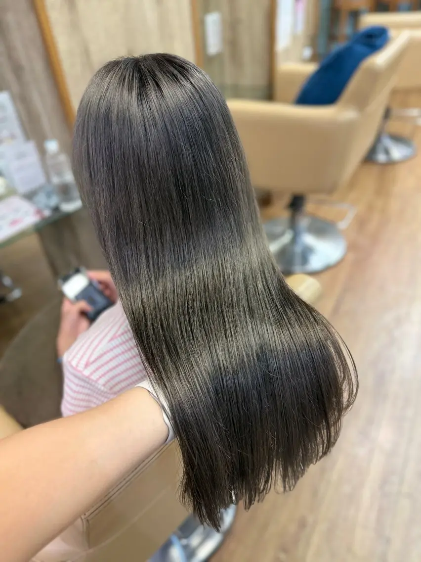 ロング ヘアカラー トリートメント 🍒ねね/ 似合わせカラー🍒のヘアスタイル