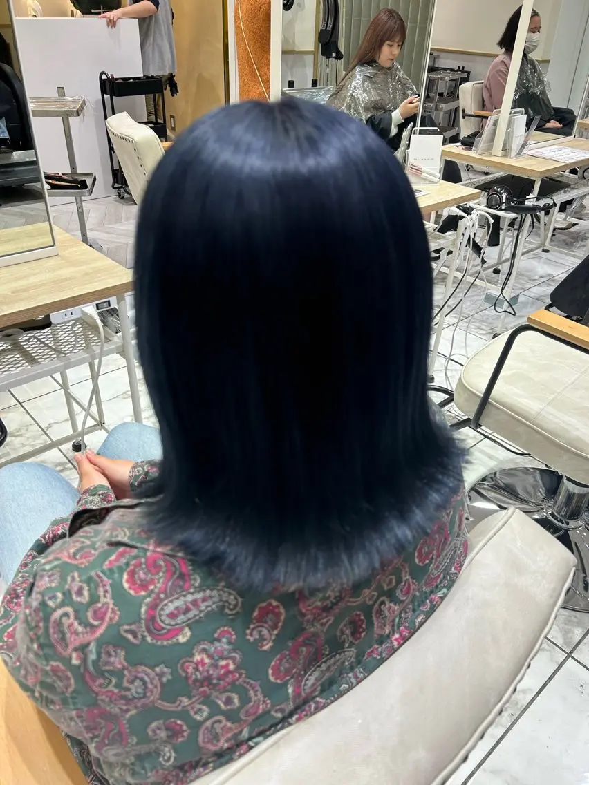 セミロング カラー 🦋sana🦋 似合わせカット✁のヘアスタイル