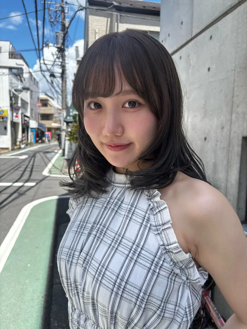ミディアム 🎀抜け感ナチュラル 🎵asuna🪽のヘアスタイル