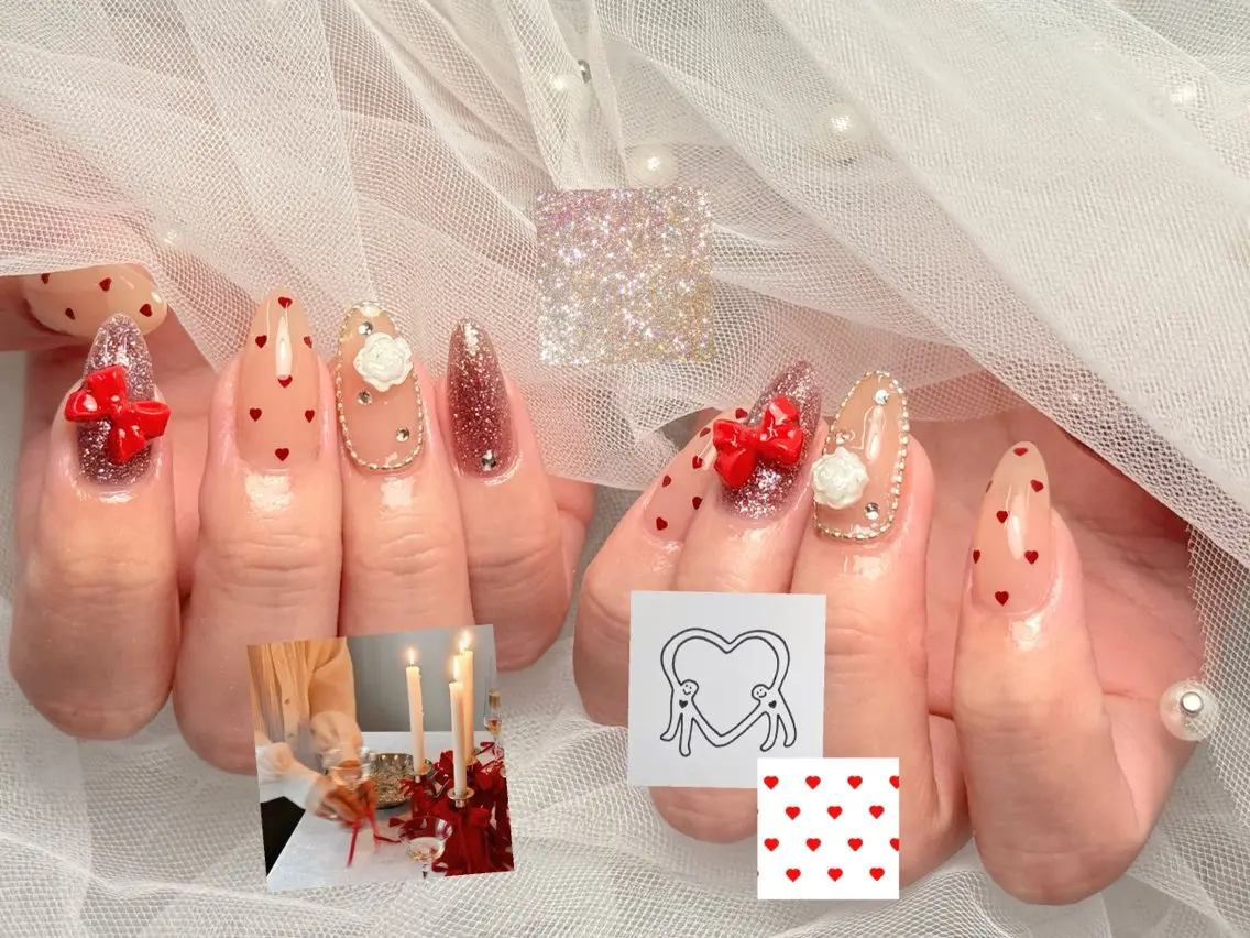 ネイル チークネイル フットネイル フレンチネイル グラデーション キラキラネイル ハンドネイル ToliyDeliy Nail Salonのネイルデザイン