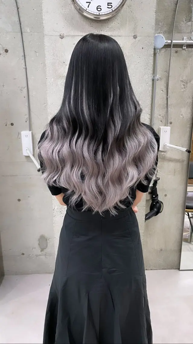 ロング カラー ヘアアレンジ ヘアカラー エクステ TATSUYA アートディレクターのヘアスタイル