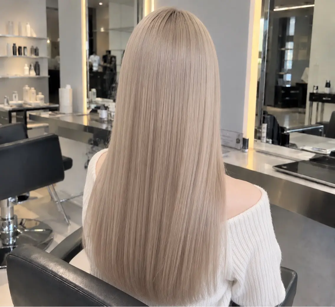 ロング カラー トリートメント L.O.G みうのヘアスタイル