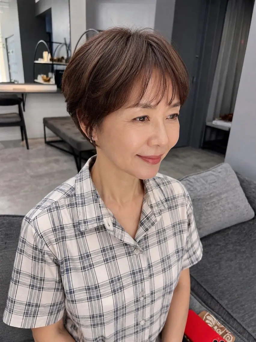 ショート 久保 佳乃のヘアスタイル