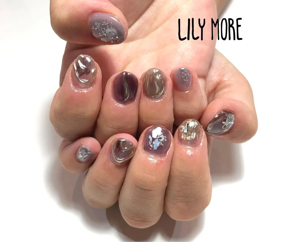 ネイル ニュアンスネイル Lily closetのネイルデザイン
