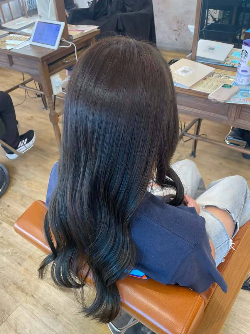 ロング カラー 透明感カラー/ Karin 🎀のヘアスタイル