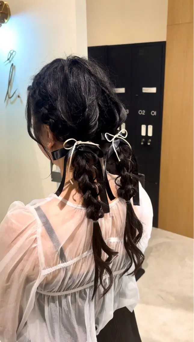 ヘアアレンジ ヘアセット fitするカット♡/ 多幸感/ふうか◠‿◠のヘアスタイル