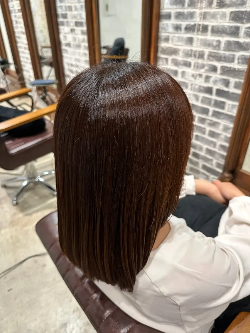 ミディアム トリートメント ヘアカラー ダブルカラー 大募集中❣️ あいりのヘアスタイル