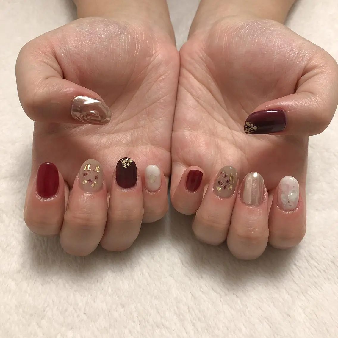 ネイル ハンドネイル 内田 光のネイルデザイン