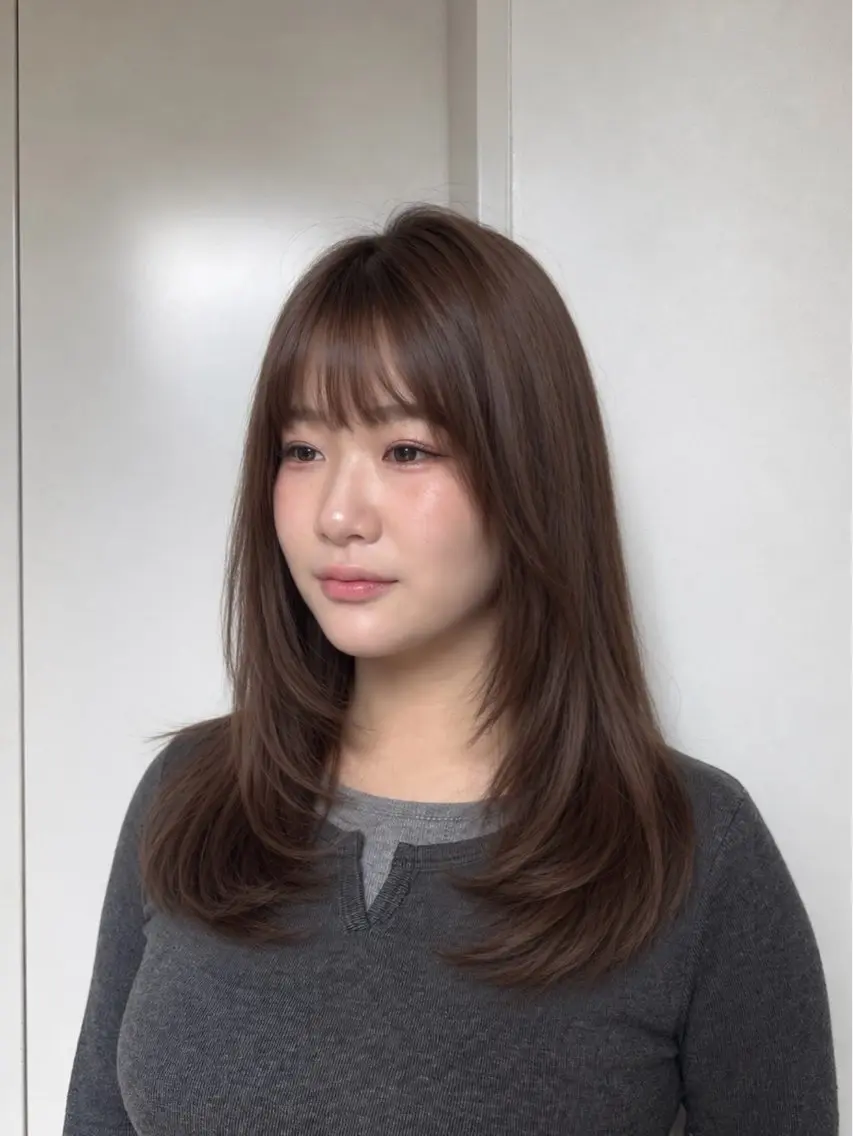ロング カット ヘアカラー 藤井佳音 /カットモデル募集のヘアスタイル
