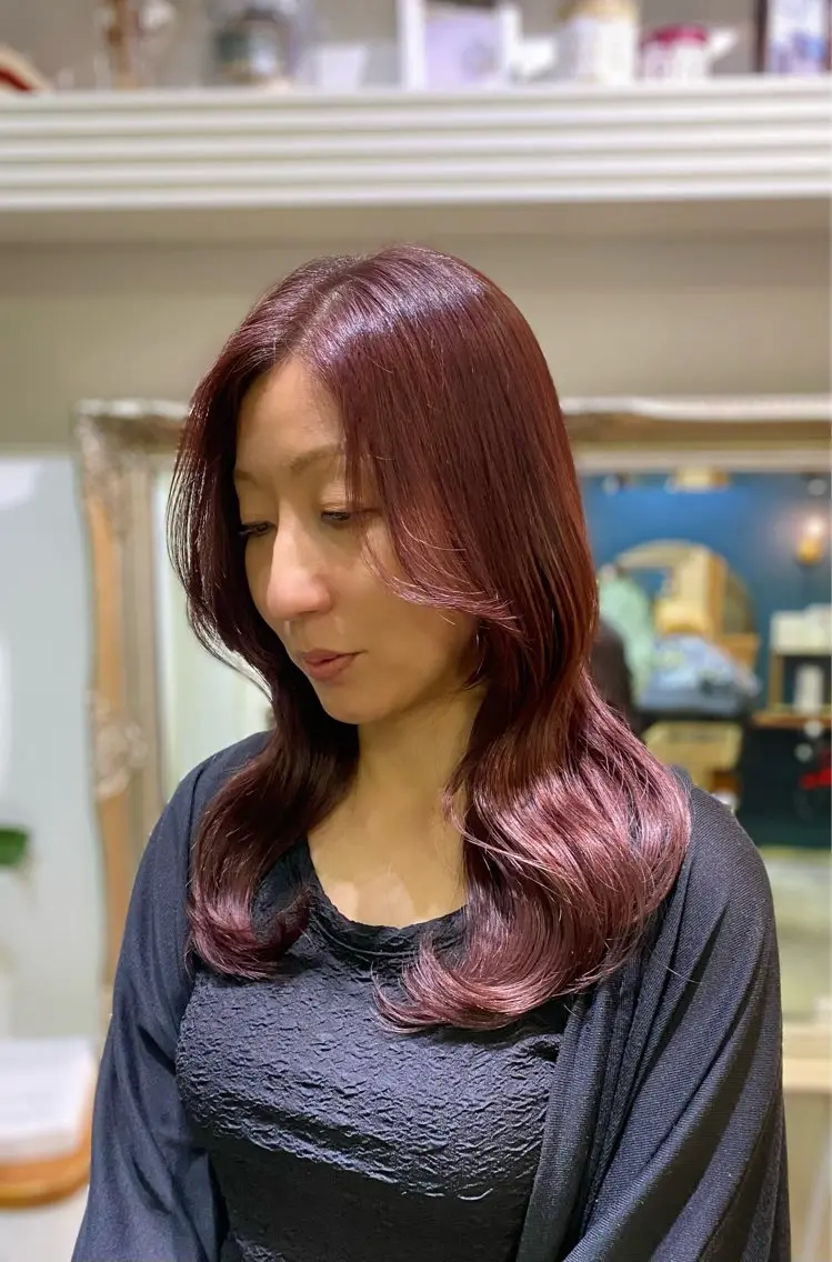 セミロング カラー ヘアアレンジ ブリーチ ブリーチなしカラー Narumi 🧚‍♂️の眉毛・アイブロウイメージ