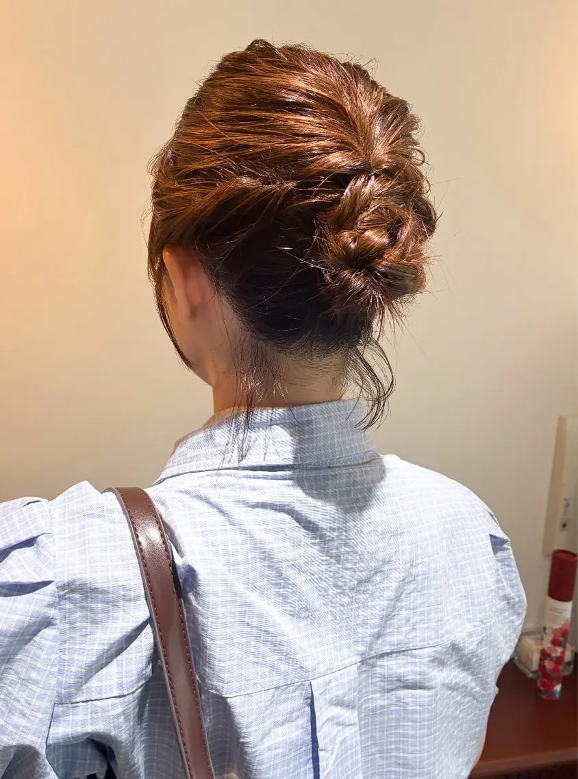 セミロング カラー パーマ ヘアセット 💟Opus // Mizuki🐕のヘアスタイル