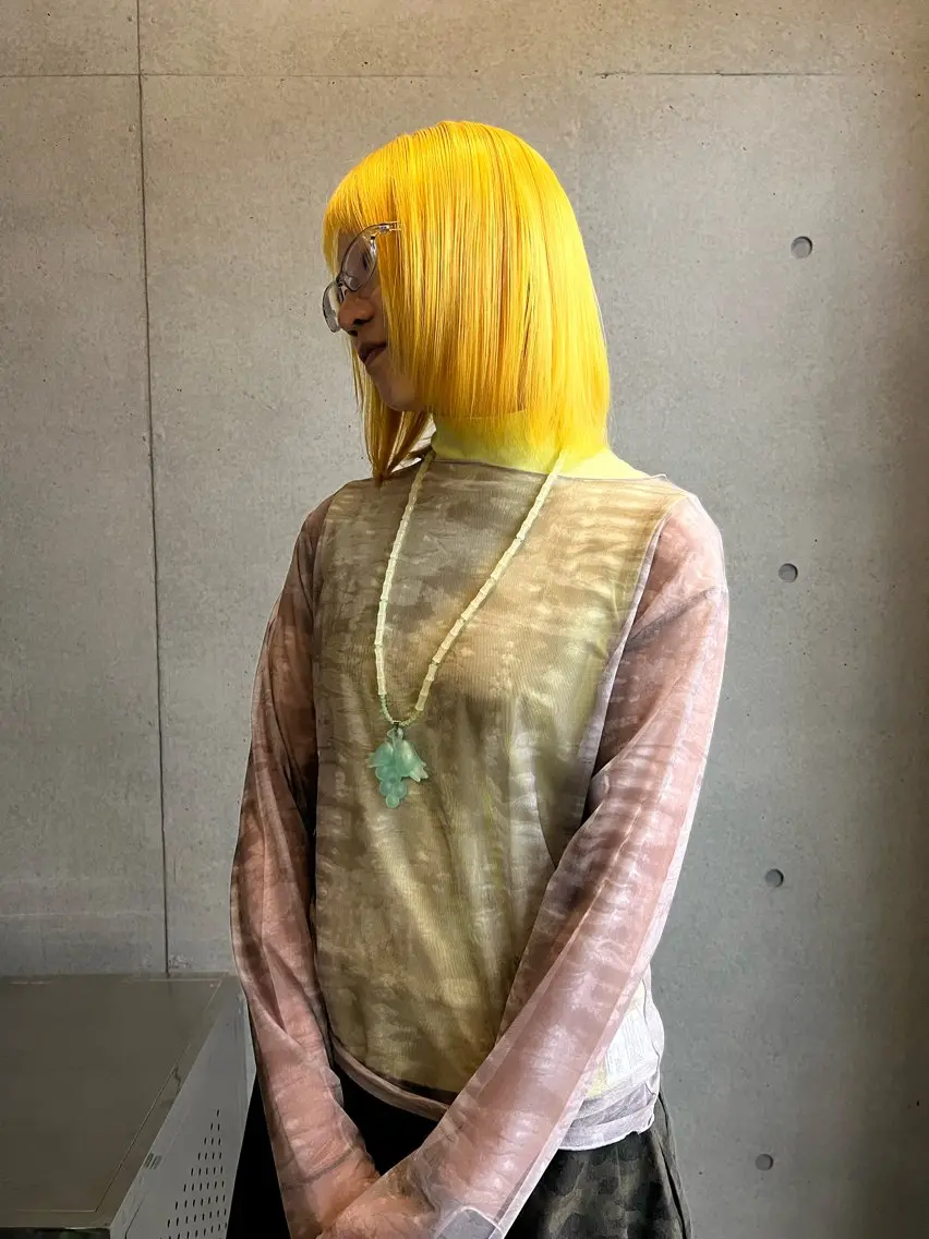 カラー ヘアカラー トリートメント ケアブリーチ特化 ハイトーンカラーのヘアスタイル