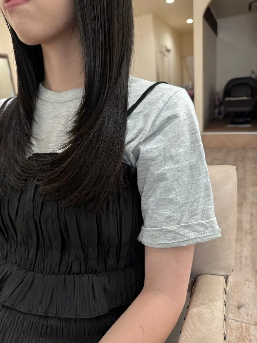 ロング カラー ヘアアレンジ 髪質改善 レイヤーカット ロング カット ヘアカラー トリートメント 新越谷noble店長 松本拓也▶◀*.のヘアスタイル