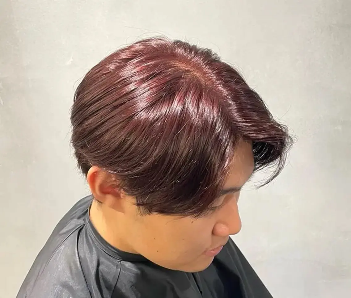 ショート カラー メンズ The Ect 江坂Kurumiのヘアスタイル
