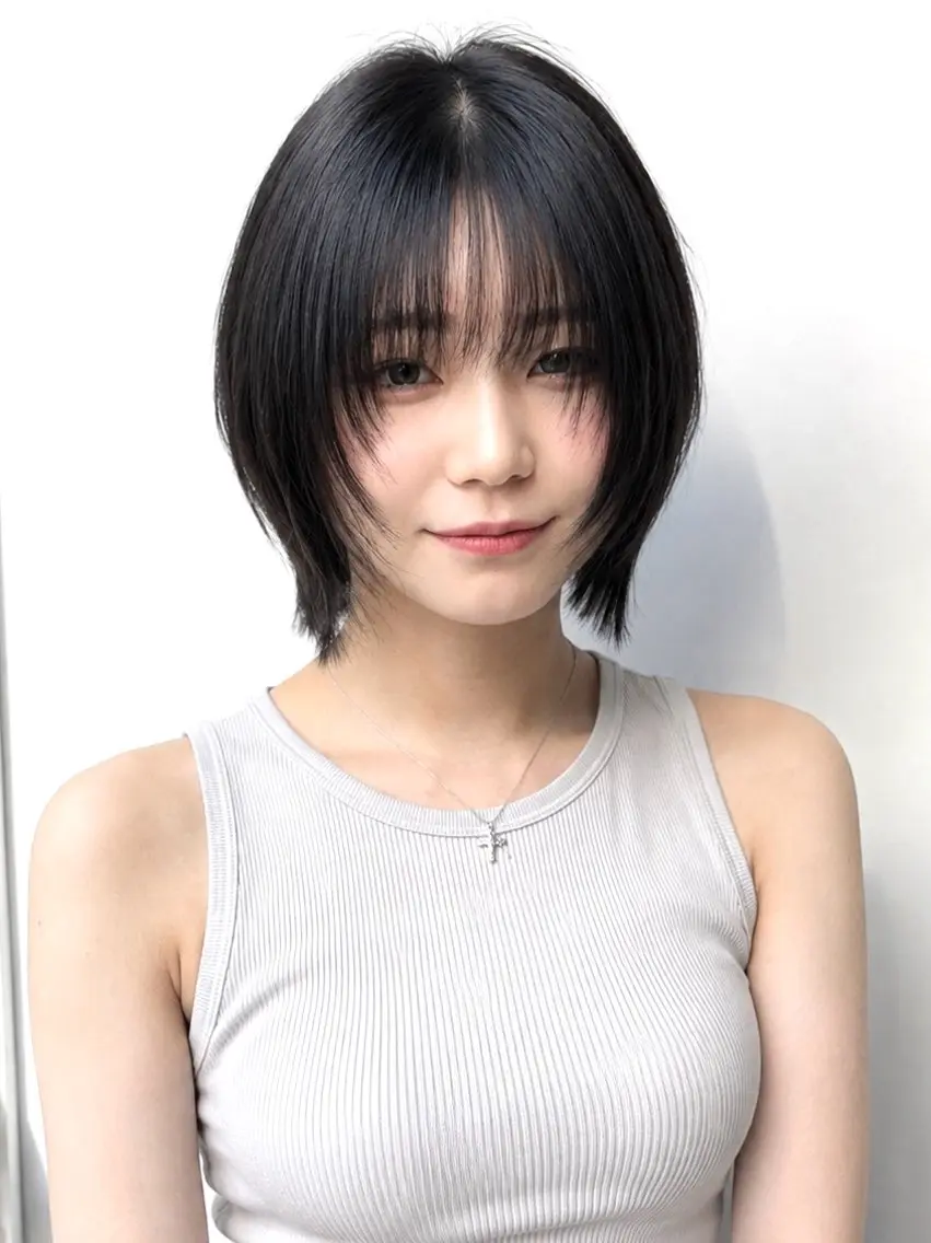 ショート ボブ/ミルクティー KOUGAのヘアスタイル
