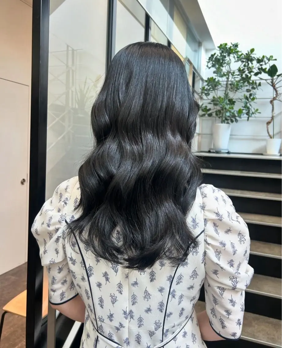 ロング カラー パーマ ヘアアレンジ メンズ キッズ stylist 🌸 kana.のヘアスタイル
