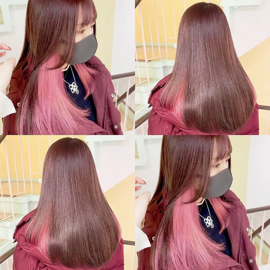 カラー ヘアカラー トリートメント 渋谷:インナーカラー ／🍒エリカ🍒のヘアスタイル