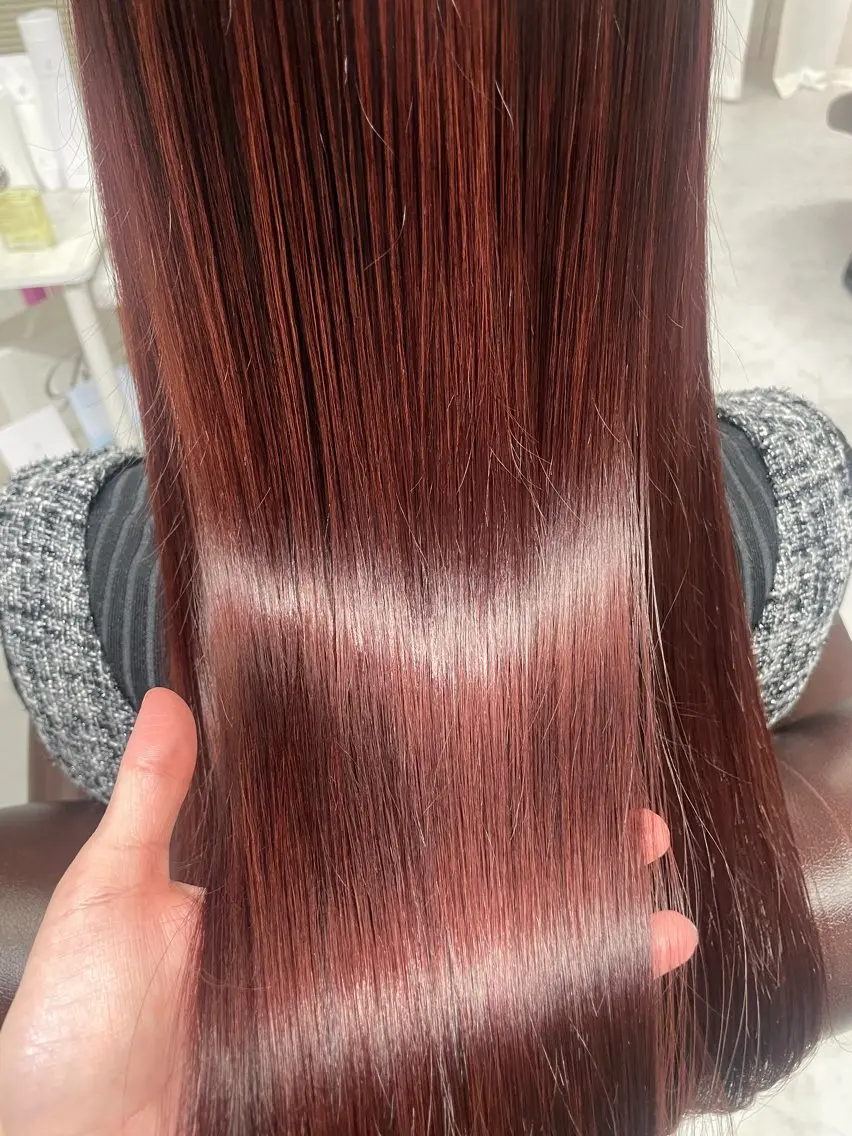 ロング カラー 髪質改善 トリートメント fee 小倉店 EMIのヘアスタイル