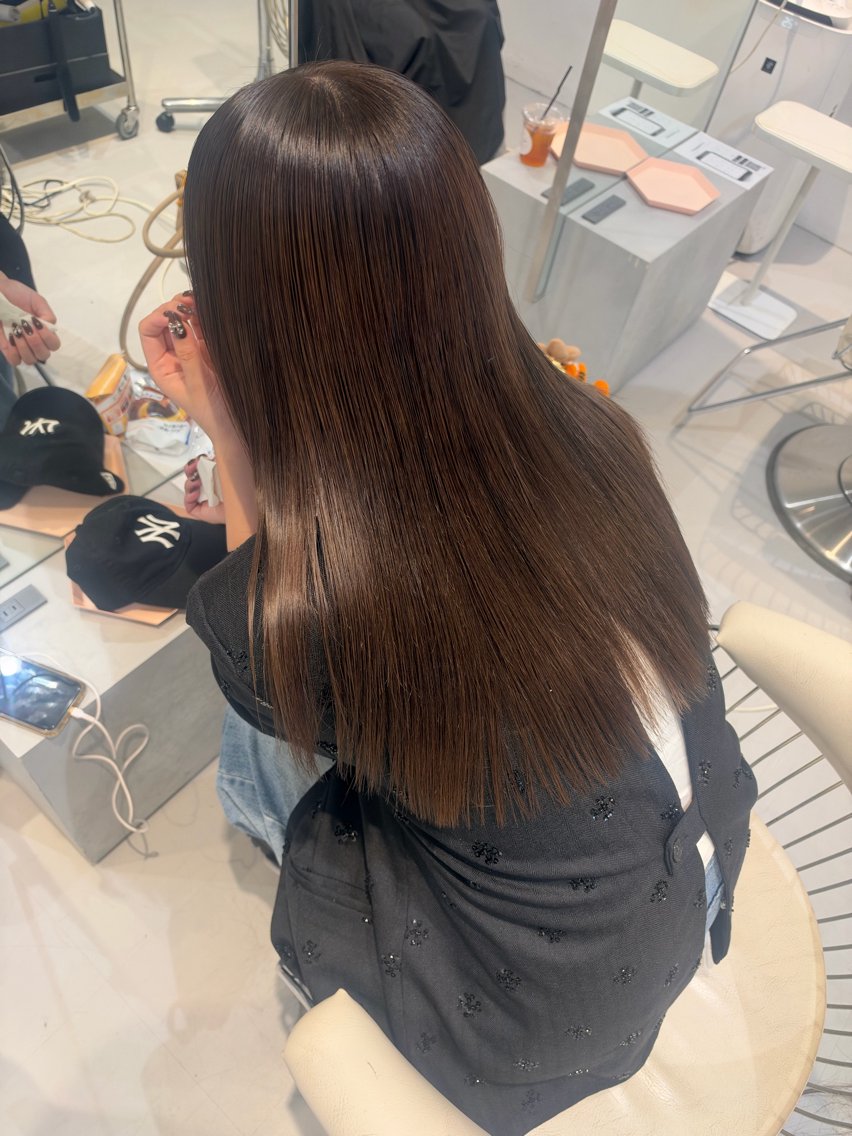 ロング カラー 透明感カラー グレージュ 髪質改善 ロング 似合わせカット カット ヘアカラー トリートメント 💎透明感カラー特化 💎TAISEIのヘアスタイル