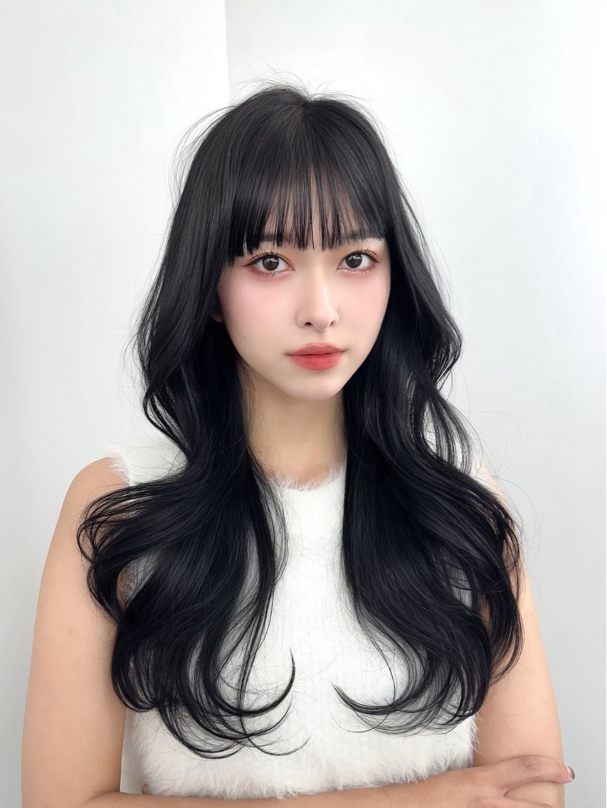セミロング カット ヘアカラー トリートメント ヘッドスパ ヘアセット 前髪顔まわりカット 🌈中村海聖のヘアスタイル