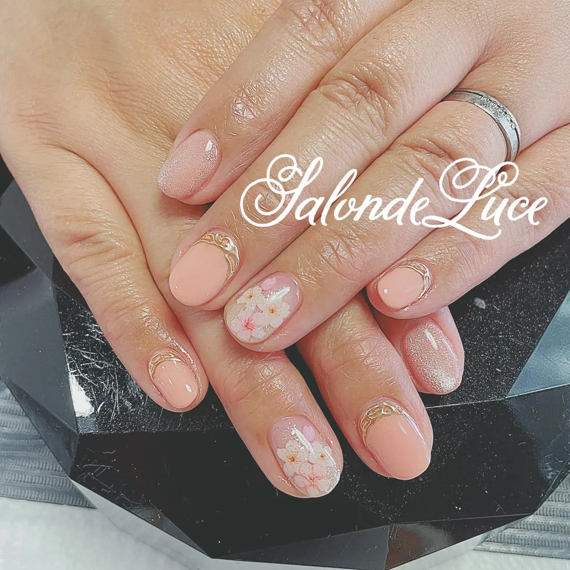 ネイル 桜ネイル Salon de Luceのネイルデザイン