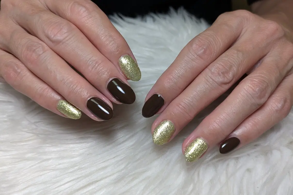 ネイル ラメ(グリッター) ワンカラーネイル シンプルネイル ハンドネイル m&pPrivate nailsalonのネイルデザイン