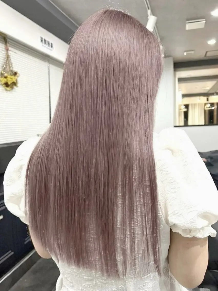 カラー ヘアカラー トリートメント 透明感カラー/ ハイトーン/森 裕斗のヘアスタイル