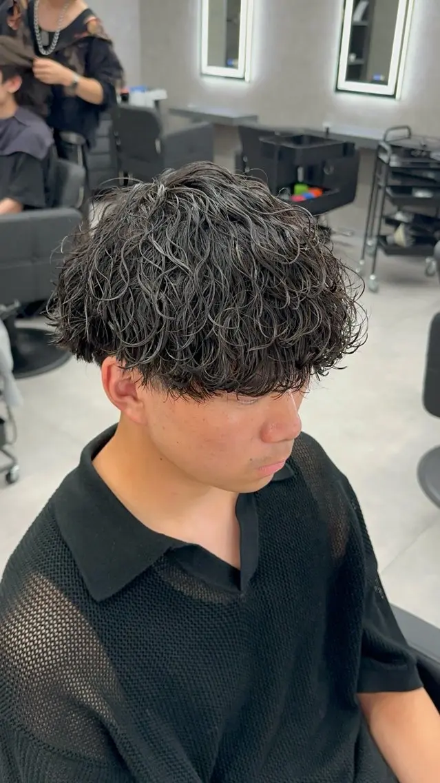 ショート カット ヘアカラー トリートメント STANCE MEN'S公式のヘアスタイル
