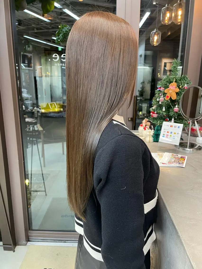 ロング カラー 透明感カラー カットモデル募集中 🤍harunaのヘアスタイル