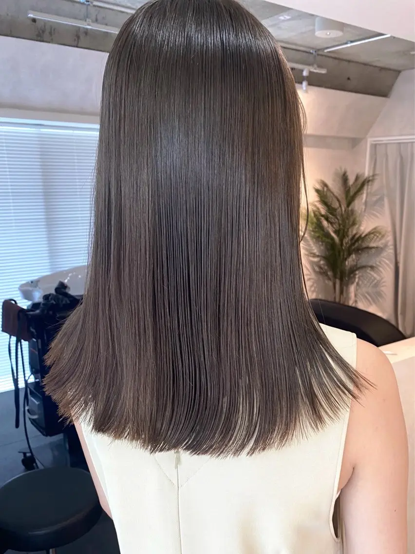 ロング ロング カット ヘアカラー トリートメント ヘアセット&カラー 🩷miwaのヘアスタイル
