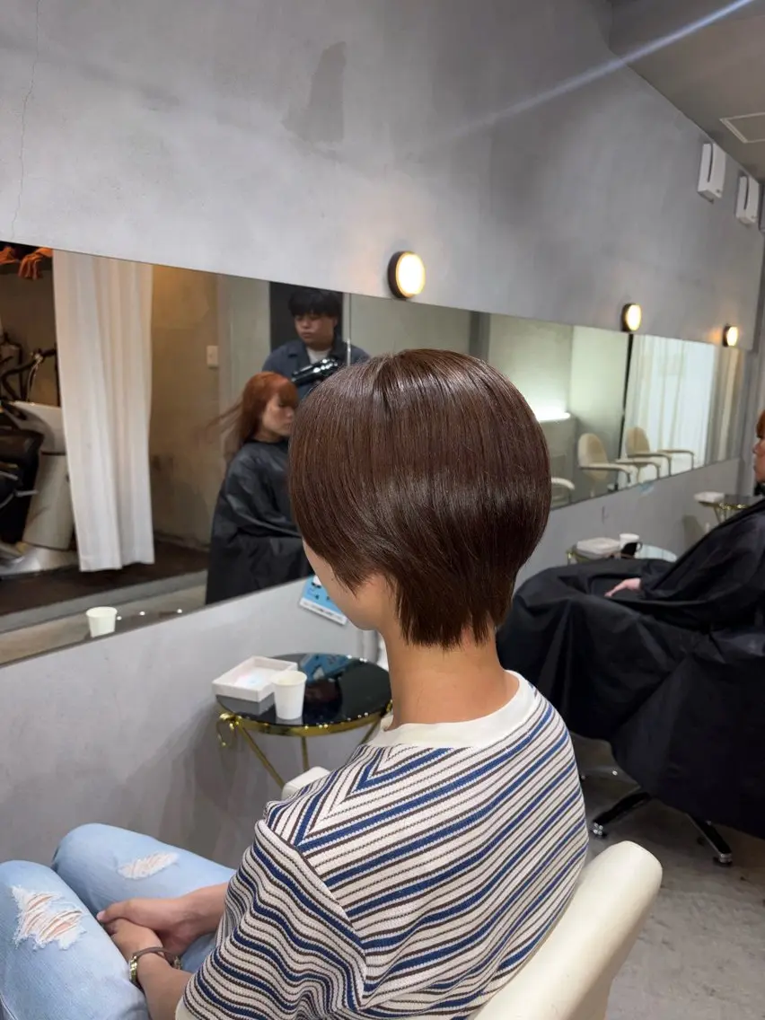 ショート カラー ヘアカラー 松井   結愛/ ユアのヘアスタイル