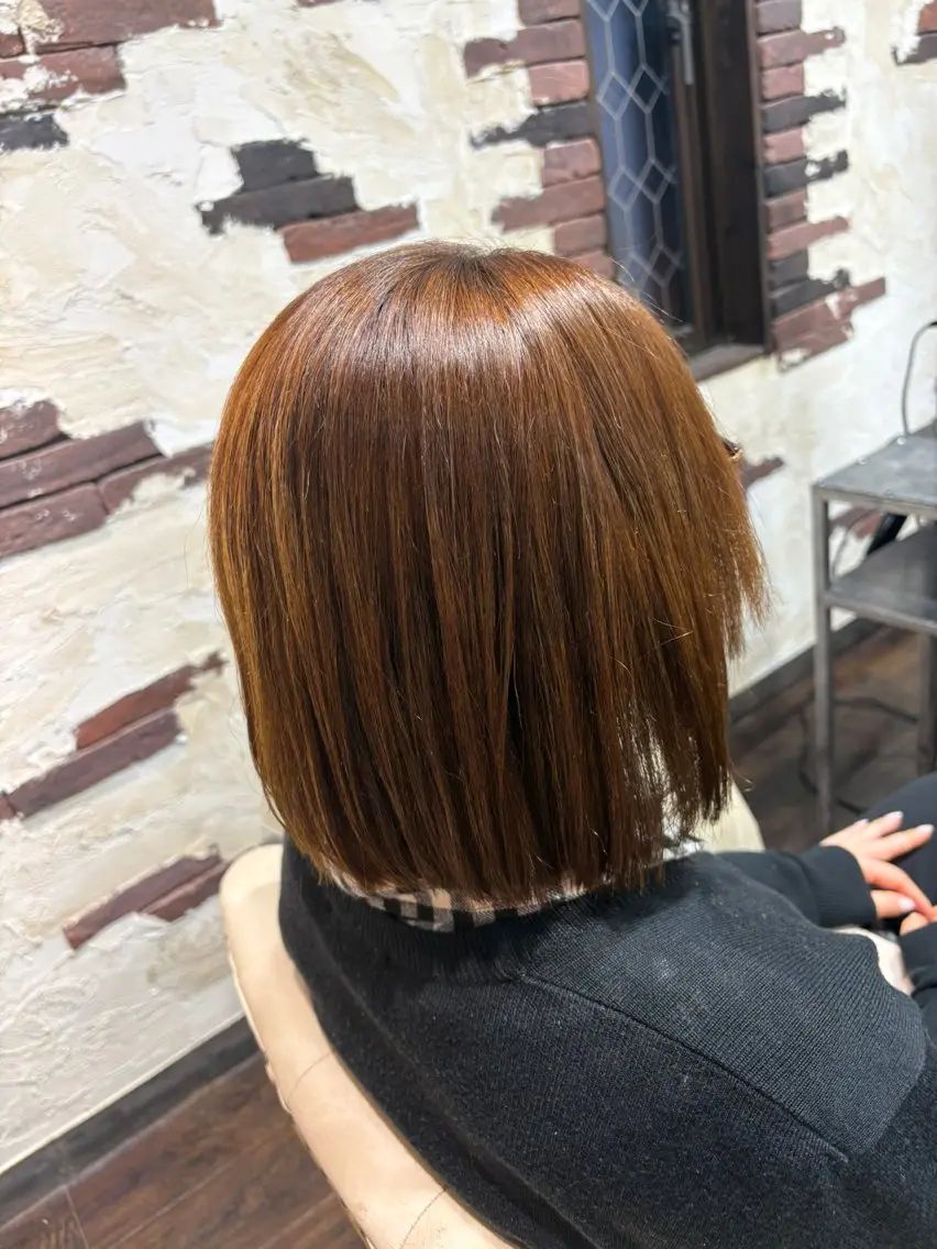 ショート ボブ Calbari 鎌田美歩のヘアスタイル