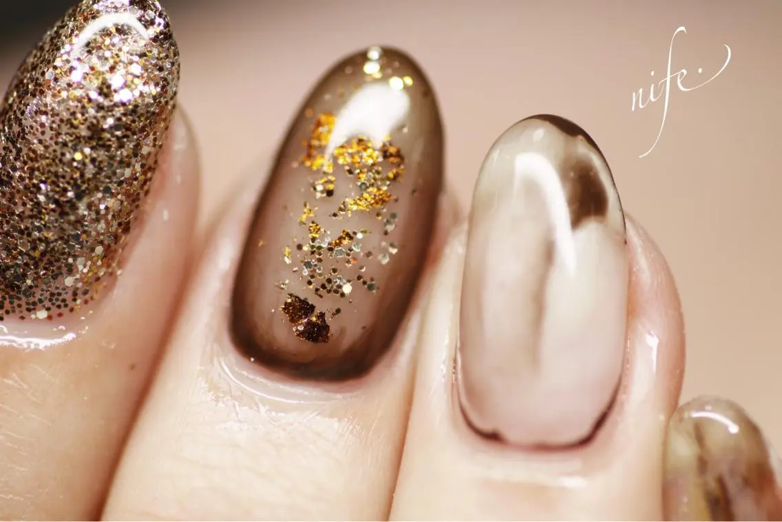 ネイル アートネイル 持ち込み atelier nife.のネイルデザイン