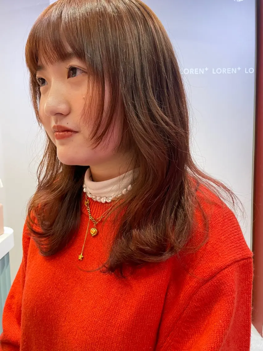 カラー 透明感カラー 🎀エリコ🌈のヘアスタイル