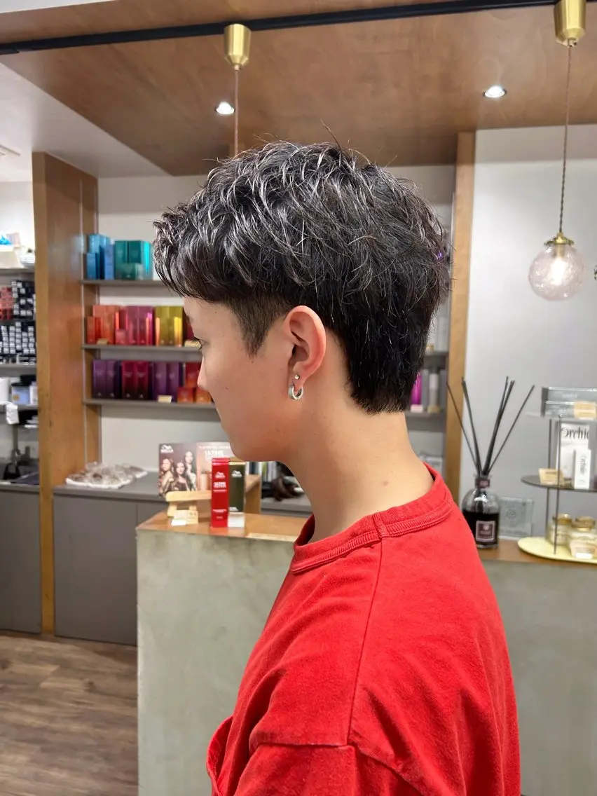 ショート メンズ カット 広島韓国ヘア シュンのヘアスタイル