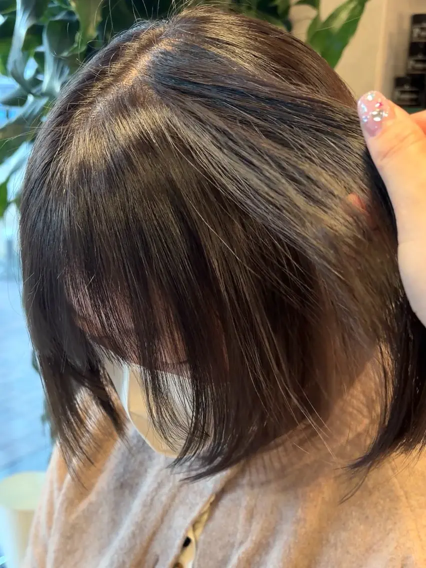 ショート カット ヘアカラー 前髪・顔周りカット☆ あらいみゆのヘアスタイル