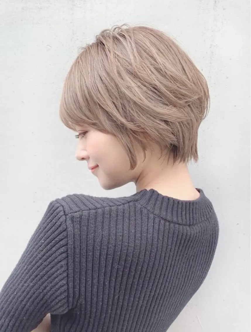 ショート カラー 似合わせスタイル 表参道🌿ちえのヘアスタイル