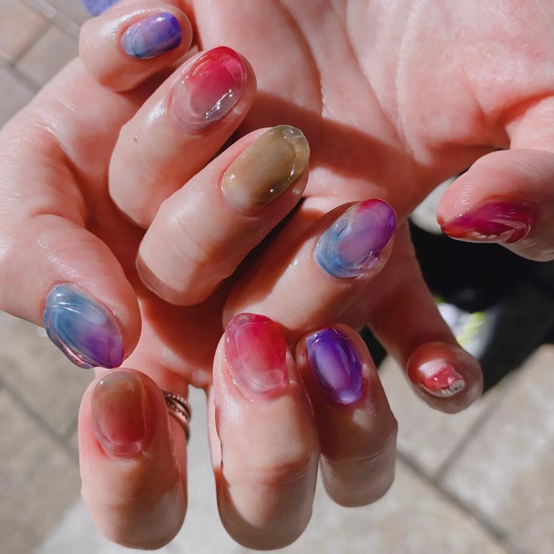 ネイル ハンドネイル nailsalon ∞ ﾐｶﾅﾙ ∞のネイルデザイン