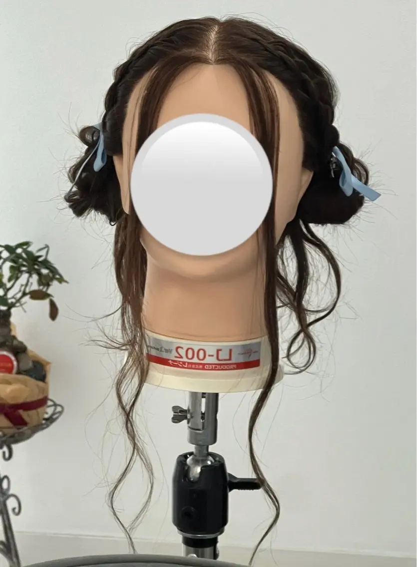セミロング ヘアアレンジ 大羅 海比のヘアスタイル