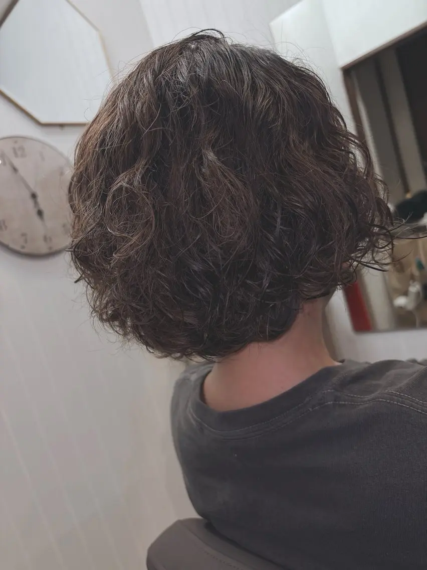 ショート パーマ m walk エム ウォークのヘアスタイル