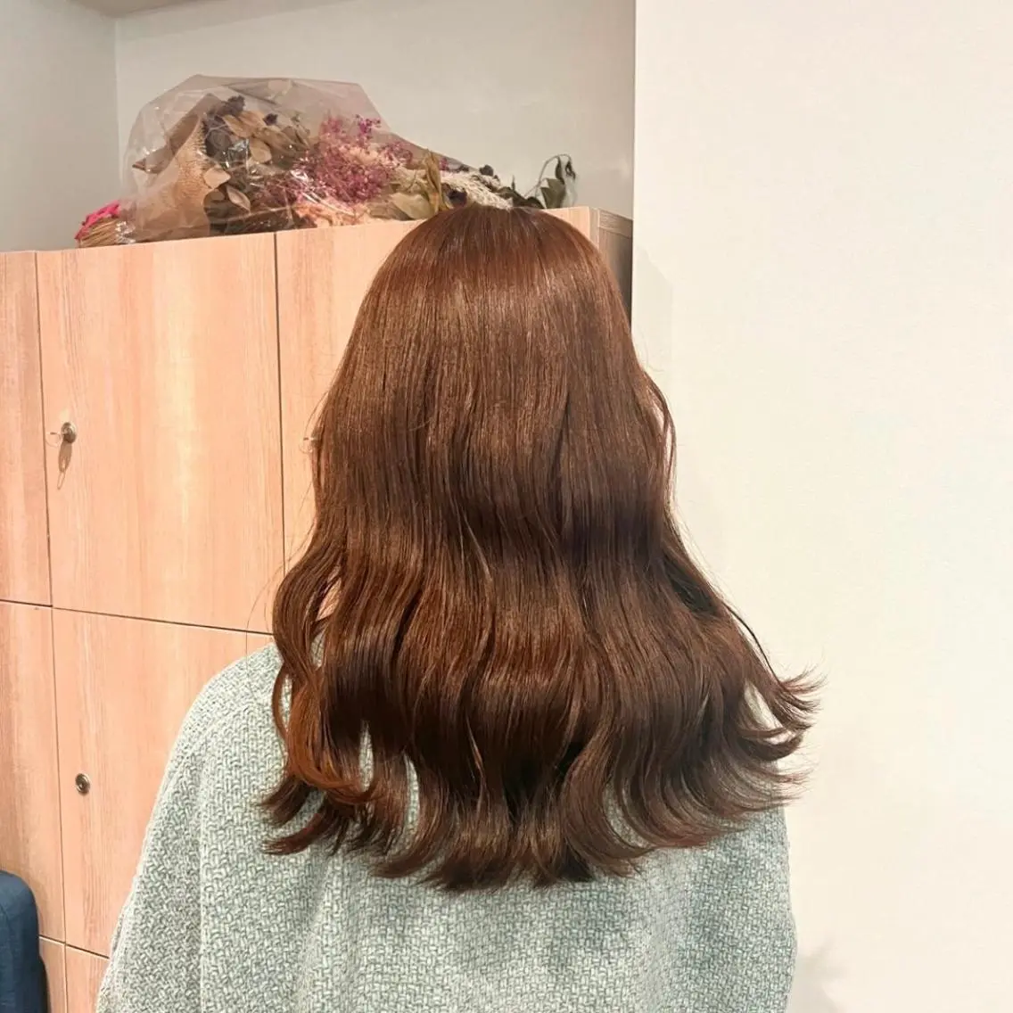 ミディアム カラー ヘアアレンジ ‎🤍透明感カラー︎ ‎🤍YUURI🤍のヘアスタイル