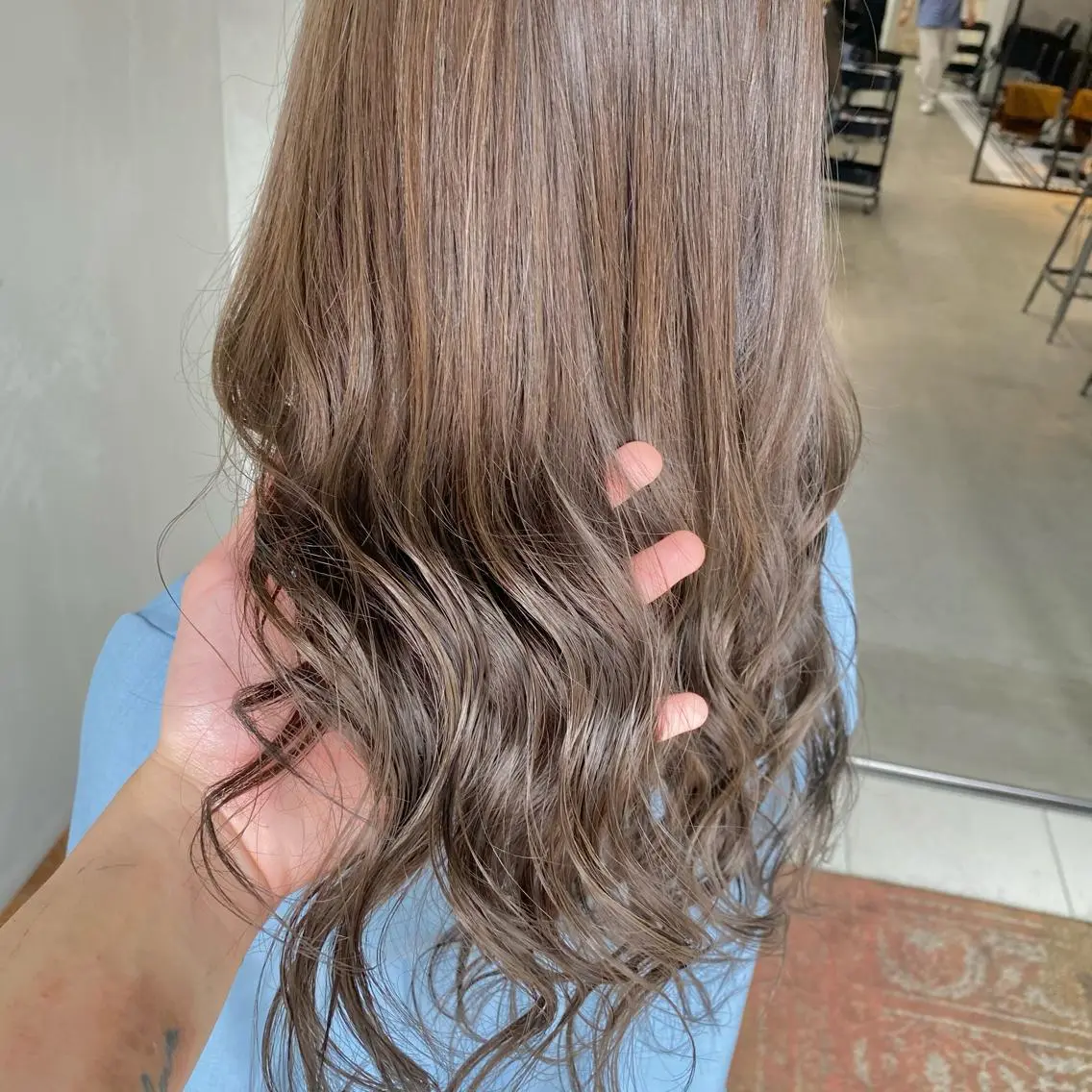 ロング カラー ヘアアレンジ 🤍透明感カラー🤍 Ryujiのヘアスタイル