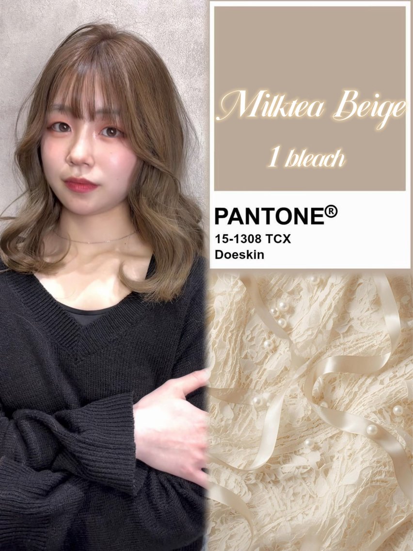 ロング カラー ヘアカラー 色落ちまで可愛い 🤍透明感カラーのヘアスタイル