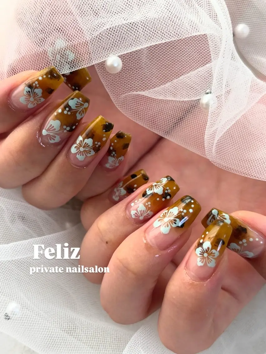 ネイル ハンドネイル フットネイル ハンドケア Feliz yuukaのネイルデザイン