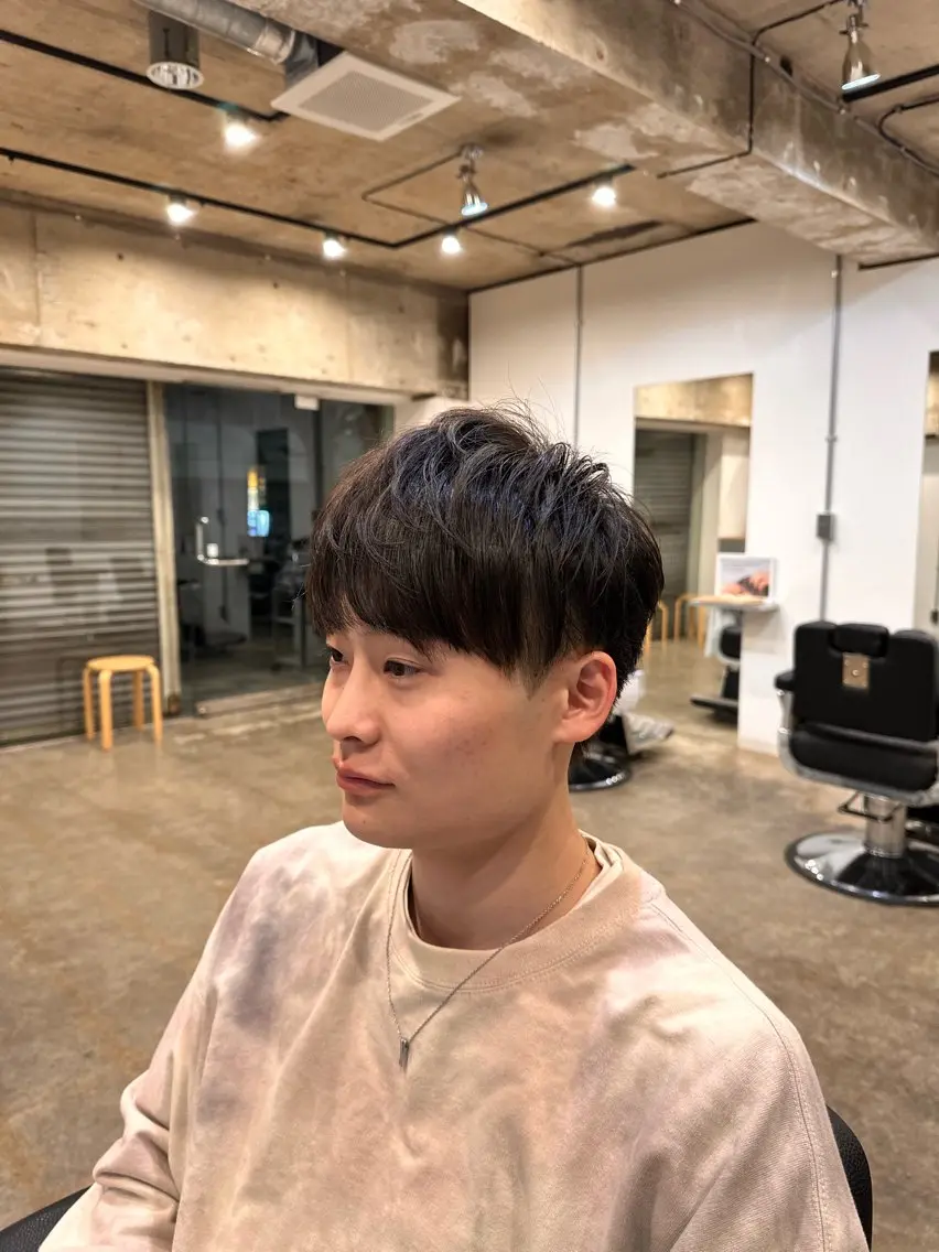 ミディアム メンズ 【メンズ専用サロン】 💈小林遥希💈のヘアスタイル