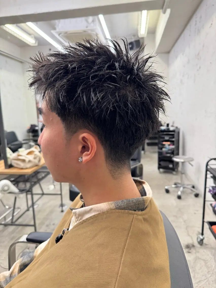 ショート メンズ フェードカット メンズショート スキンフェード スパイキーショート ショートヘア カット トリートメント 💈メンズ特化💈 TASUKUのヘアスタイル
