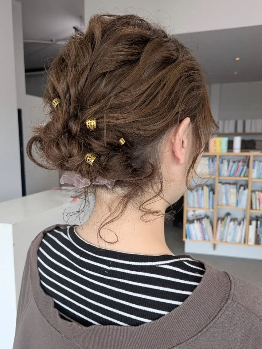 ヘアアレンジ ヘアセット 大谷 ゆうこのヘアスタイル
