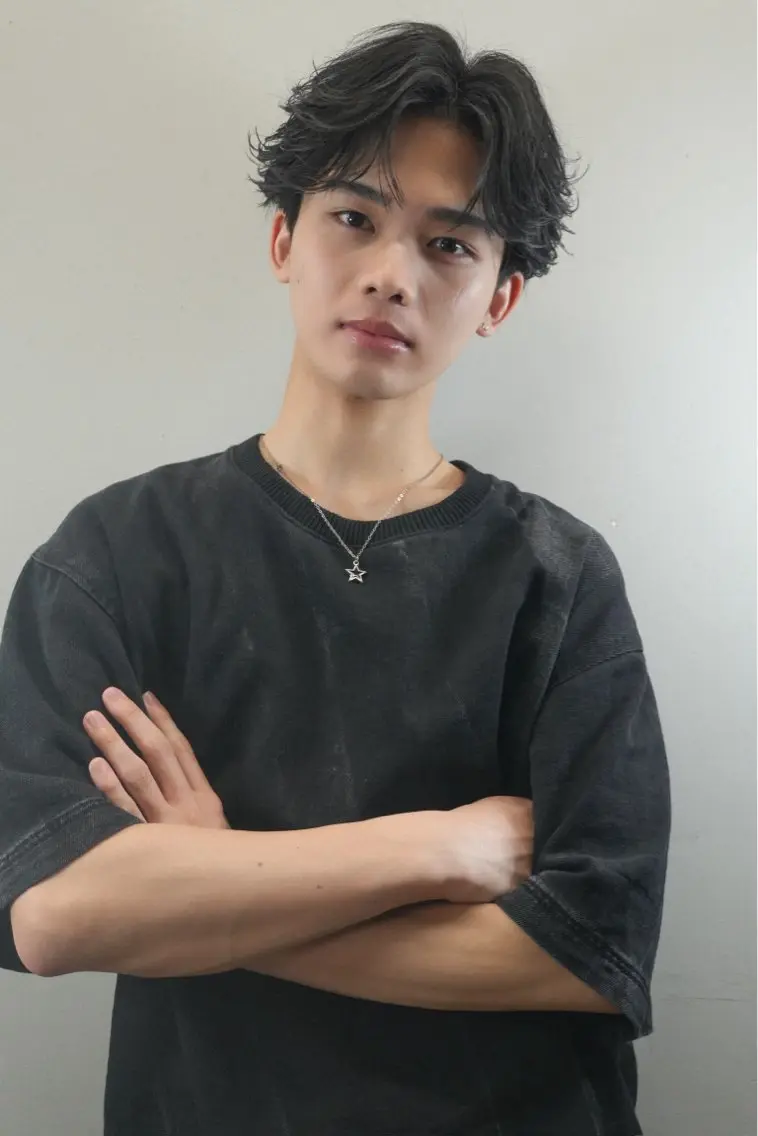 メンズ 岩佐 柚太のヘアスタイル