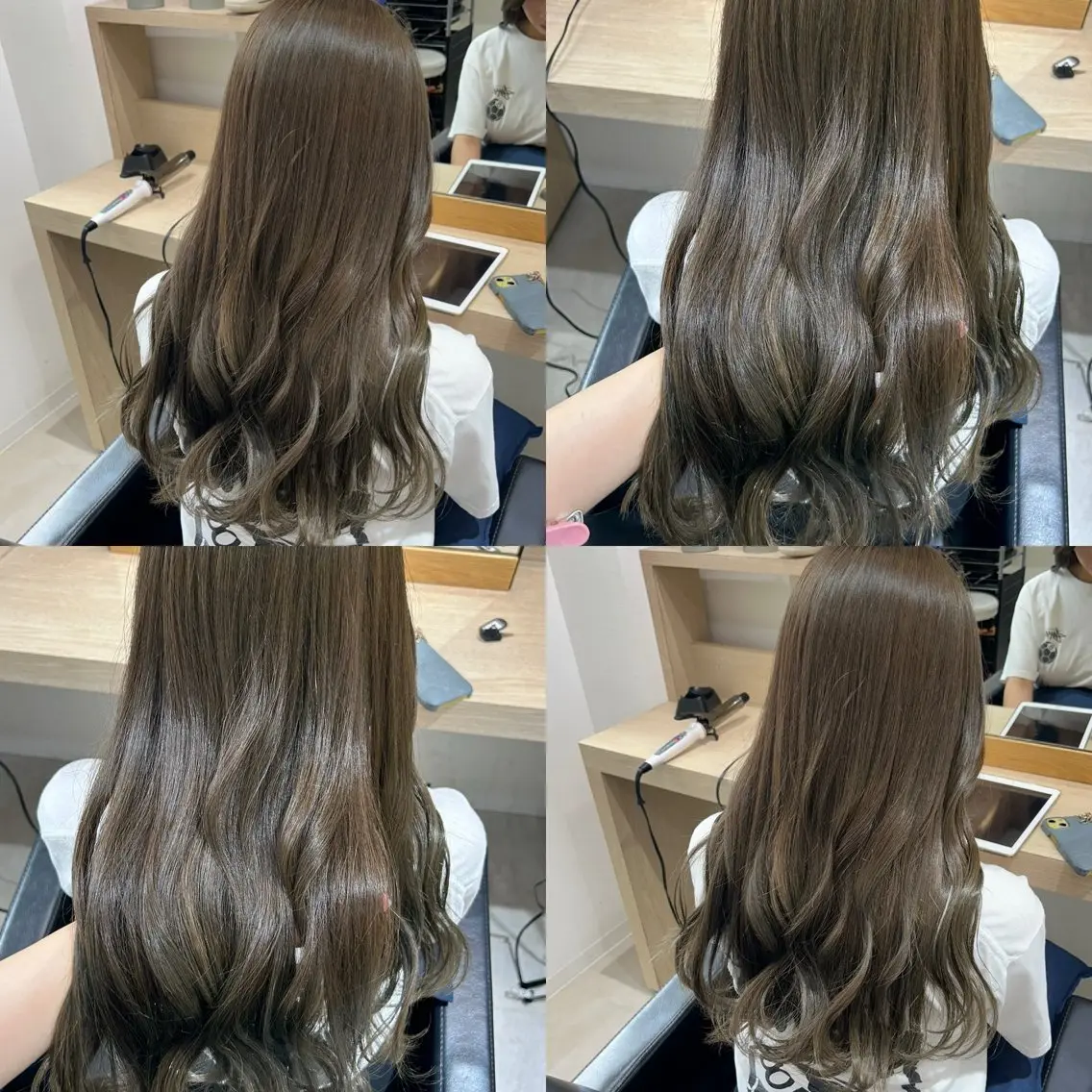 ロング カラー カット ヘアカラー トリートメント 🤍透明感/韓国風 🤍サクラギヒトミのヘアスタイル