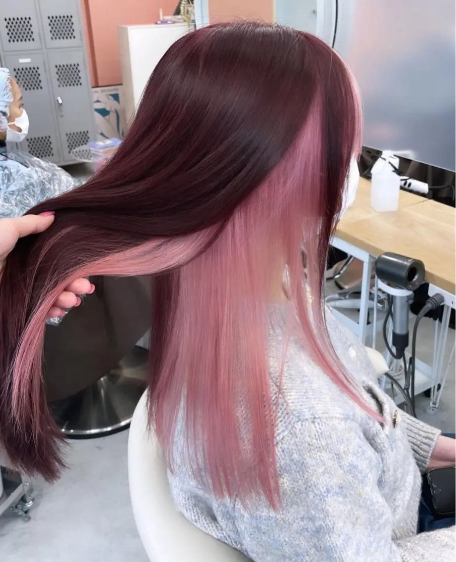 ロング 沼るブリーチカラー アズサ⛓️のヘアスタイル